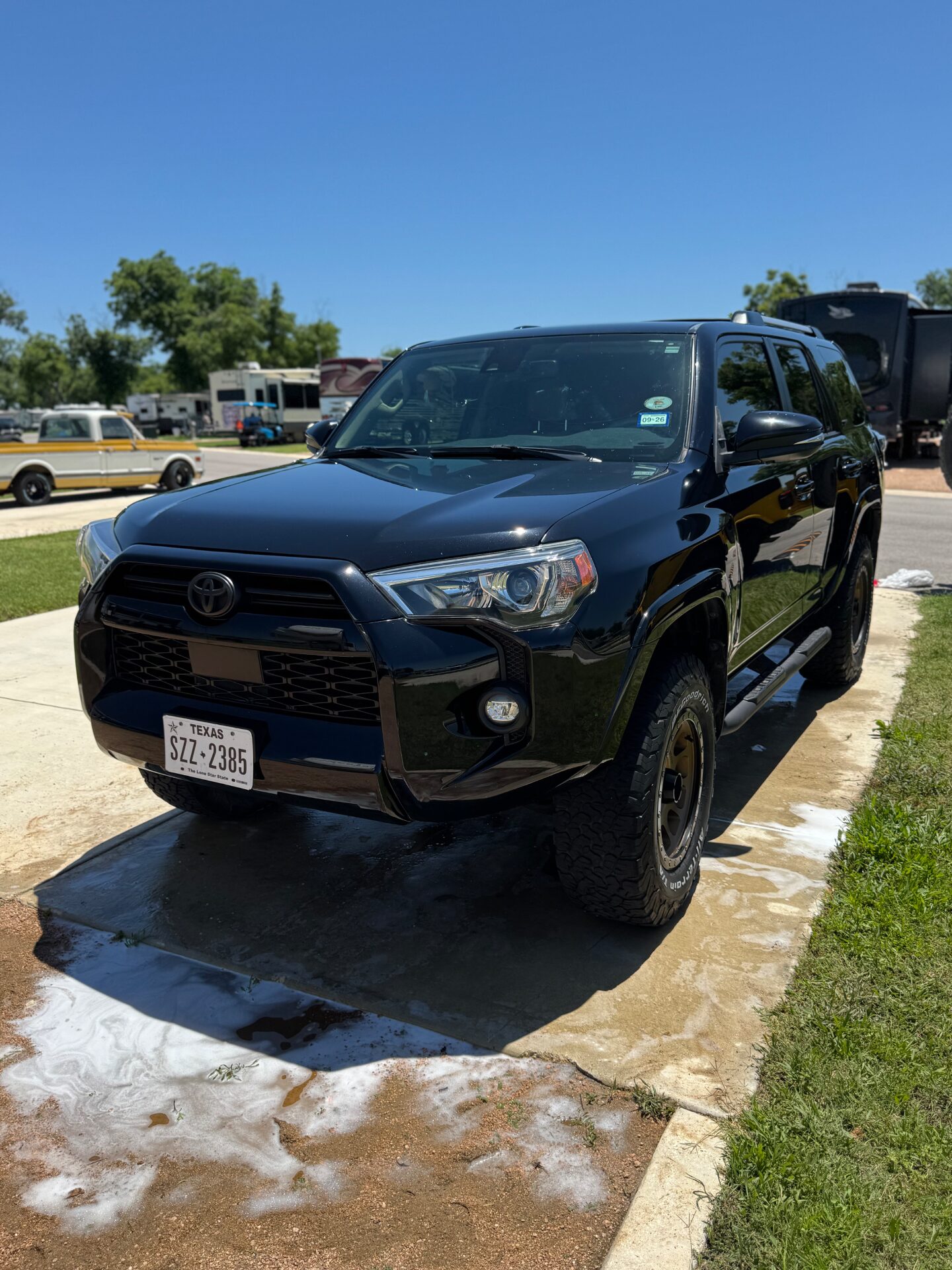 Toyota 4Runner exterior detail before and after