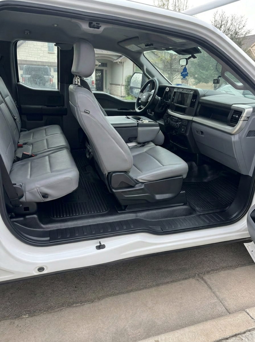 Ford F-150 interior deep clean before and after